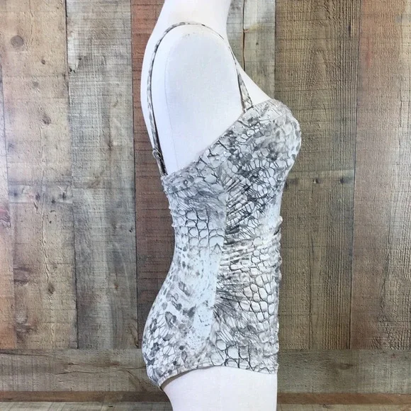 Contours by Coco‎ Reef Jasper Bandeau One Piece Swimsuit Womens 6 Cocodrilo - Picture 8 of 15